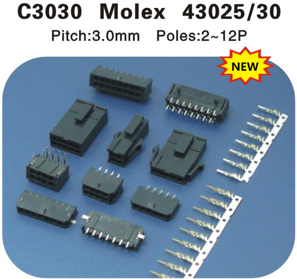  Molex43025 43030連接器 C3030