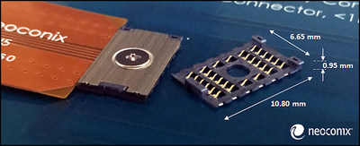 Neoconix推出新的小尺寸X-Beam(TM)電氣連接（jiē）器係列